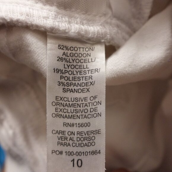 Democracy “Ab”solution White Ankle Jeans Women’s Size 10 - Picture 11 of 11